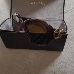 Gucci Horsebit oversized sunglasses